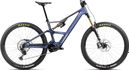 VTT Électrique Tout-Suspendu Orbea Rise LT M10 Shimano Deore XT/SLX 12V 630 Wh 29'' Bleu Tanzanite Carbon View 2025