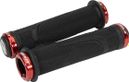 Paire de Grips Insight C.O.G.S 145mm (Noir Lock Rouge)