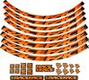 Race Face Wheels Kit Stickers Orange