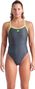 Swimsuit Arena New Monogram Dos Challenge Dark Sage Multi/Artic Lime Woman
