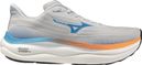 Zapatillas de running Mizuno Wave Sky 9 blancas/azules/naranjas para hombre