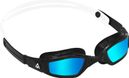 Aquasphere Ninja Swim Goggles Black / White - Blue Mirror Lenses