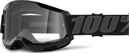100% STRATA 2 Goggle | Black | Clear Lenses