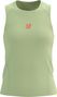 Camiseta de tirantes Compressport Trail Racing Verde Mujer