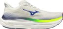 Mizuno Wave Sky 9 Running Shoes, White/Blue, Men's