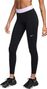 Women's Nike Pro Black Mauve Long Tights