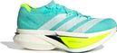 adidas Adizero Prime X3 Strung Running Shoes, Blue/Yellow, Unisex