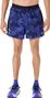 Asics Fujitrail Shorts mit Allover-Print, blau, für Herren