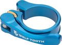 Collier de Selle à Serrage Rapide Wolf Tooth Seatpost Clamp Quick Release Bleu