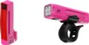 Pack Knog x EF Blinder 900 Luz Delantera y Trasera Rosa