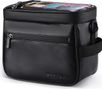 Bike handlebar bag leather thermal Phone holder