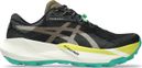 Asics Trabuco 14 Black/Green Men's Trail Shoes