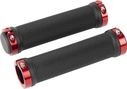 Manopole Position One 130mm Nero/Rosso