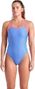 Costume da bagno Arena New Monogram Challenge Back Donna Blu/Rosa