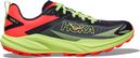 Hoka Zinal 3 Women's Trail Running Shoes - Black/Yellow/Red