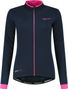 Veste Velo Hiver Rogelli Essential - Femme - Bleu/Rose