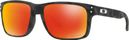 Oakley Holbrook Sunglasses Black Camo - Prizm Ruby OO9102-E955