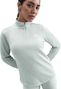 Haut 1/4 zip Nike Trail Gris Femme