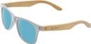 Lunettes Cairn Hybrid Mat White Transparent Bleu