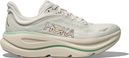 Hoka Bondi 9 White/Green Women's Running Shoes