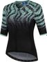 Maillot Manches Courtes Velo Rogelli Animal - Femme - Noir/Turquoise