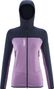 Millet Fusion Grid Women's Hooded Fleece Purple