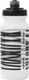 Bidon Massi Black Lines Transparent 500ml Blanc