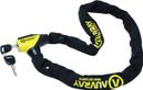 AUVRAY - Chaine Antivol Vélo R-Bloc ø7mm - Longueur 100cm Avec Serrure Intégrée