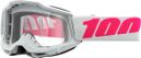 100% Accuri 2 Kids Keetz White Pink Goggle / Clear Lenses