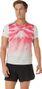 Asics Fujitrail Elite Graphic Trail-T-shirt, wit/rood, heren