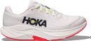 Hoka Rincon 4 Running Shoes White/Red Kids