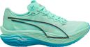 Puma Scarpe da corsa Deviate Nitro Elite 3 Verde/Blu Donna