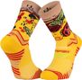 Chaussettes de Trail BV Sport Collection ''Nutrisocks'' Pizza Jaune/Multicolore