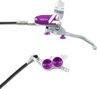 Hope Tech4 E4 Disc Break - Tubo standard argento/viola posteriore