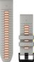 Garmin QuickFit 26 mm Silicone Wristband Fog Grey Ember Orange