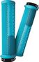 Paire de Grips Peaty's Monarch Knurl Bleu Turquoise