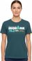 Ironman 70.3 Mallorca Blau Türkis Damen Kurzarm T-Shirt