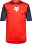 Maillot de manga corta Fox Defend Elevated Rojo, Hombre