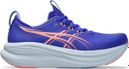 Asics Gel-Nimbus 28 hardloopschoenen blauw/koraal voor dames