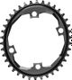 AbsoluteBlack Narrow Wide 110BCD Oval Chainring for Sram Apex Drivetrains Black