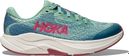 Hoka Rincon 4 Running Shoes Green/Blue/Pink Kids