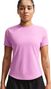 Camiseta de manga corta Nike Swift rosa para mujer