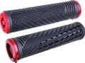 Pair of ODI CF V2.1 Grips Black Red