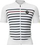 Maillot LeBram Ventoux Marinière Edición Limitada Manga Corta Blanco Azul Burdeos