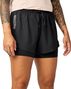 Brooks Cascadia 2-in-1 Shorts, Black, Women's