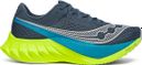 Chaussures Running Saucony Endorphin Pro 4 Bleu/Jaune Femme