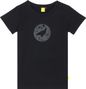 Lagoped Teerec Garabateado Camiseta técnica negra para mujer
