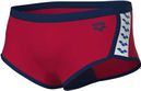 Arena Icons Low Rise Zwemshort in Rood