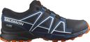 Scarpe da trail Salomon Speedcross Waterproof blu/arancione per bambini