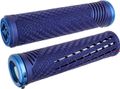 Pair of ODI CF V2.1 Grips Sapphire Blue